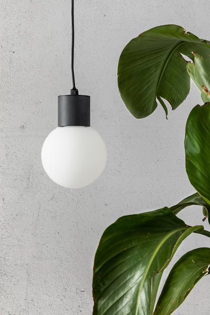 MOON Dark grey pendant lamp