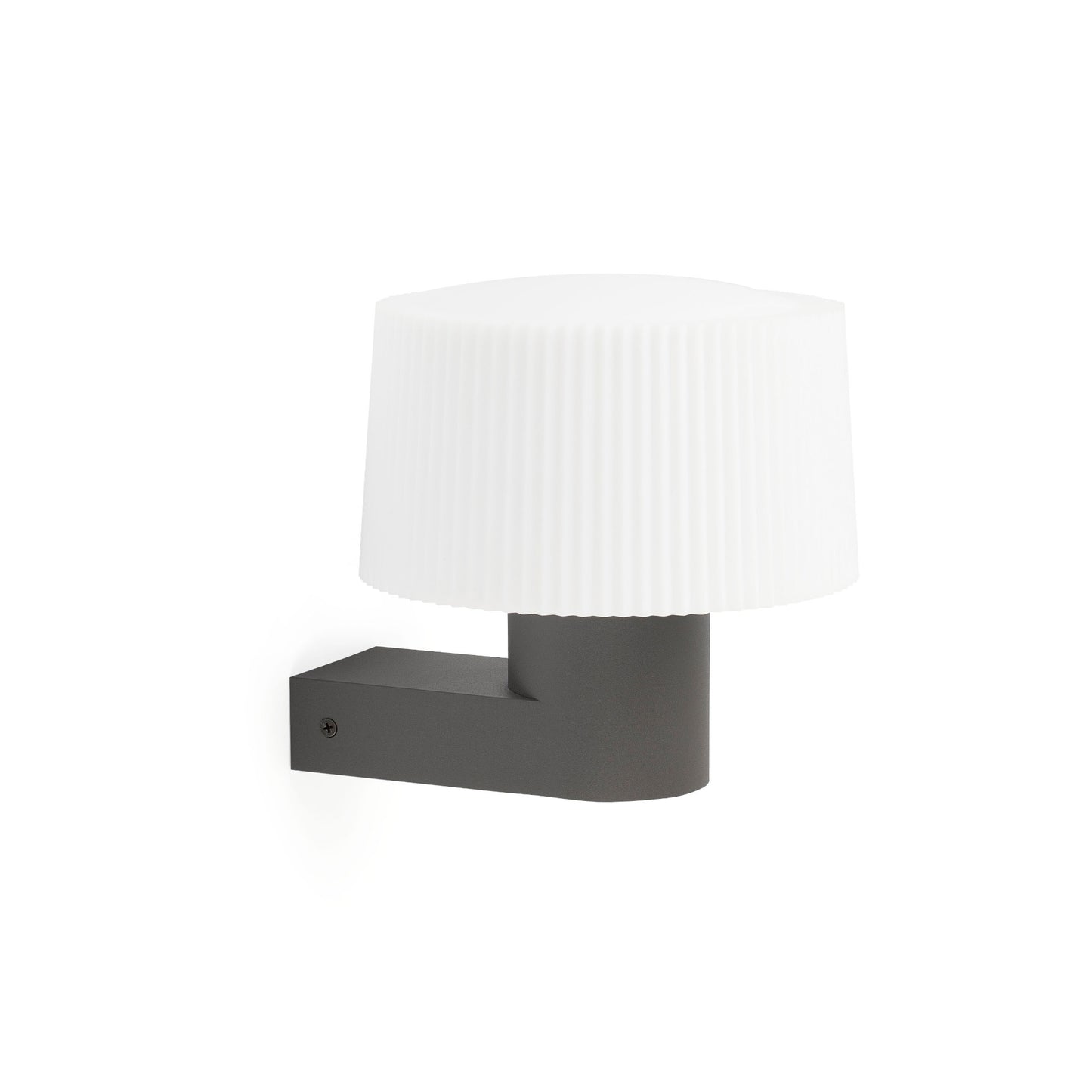 MUFFIN Dark grey wall lamp