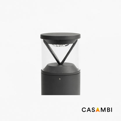 RUSH 250 Dark grey post lamp 3000K 360º wide CASAMBI