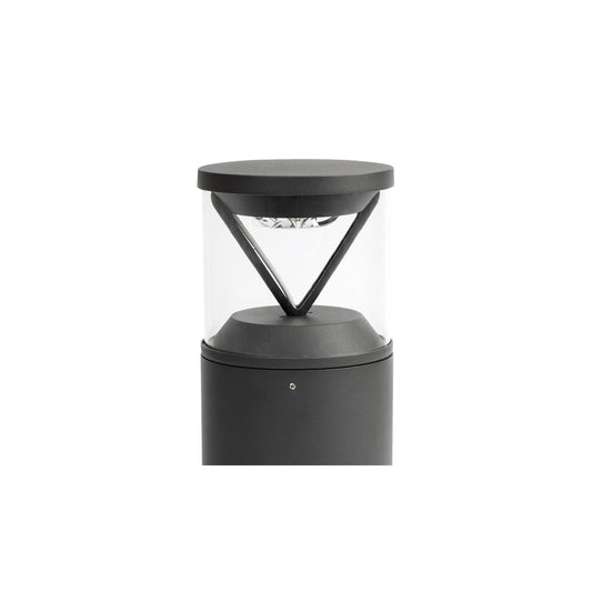 RUSH 250 Baliza gris oscuro 3000K 360º de ancho DALI