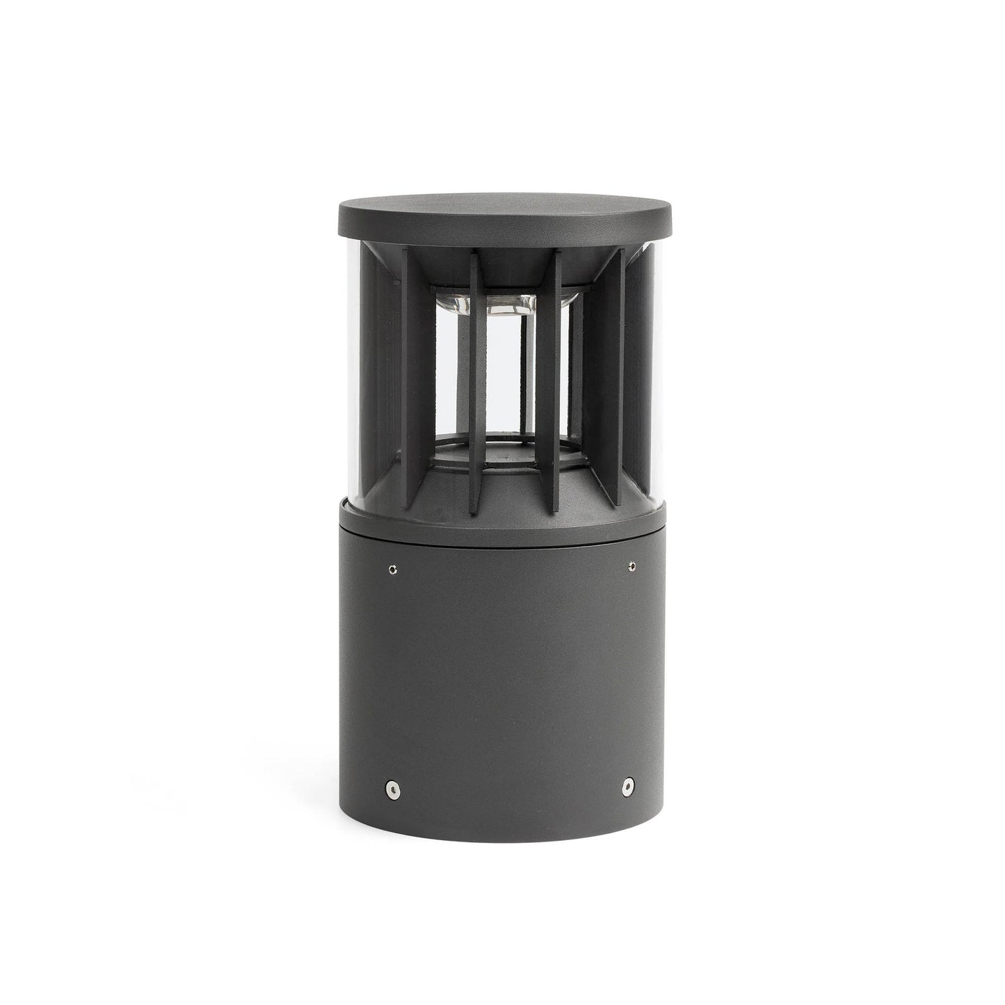 SCREEN 250 Dark grey post lamp 4000K 360º wide