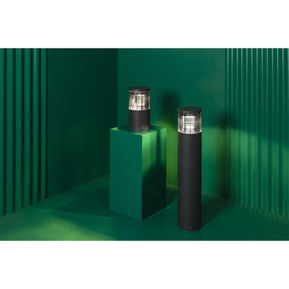 SCREEN 250 Dark grey post lamp 4000K 180º DALI
