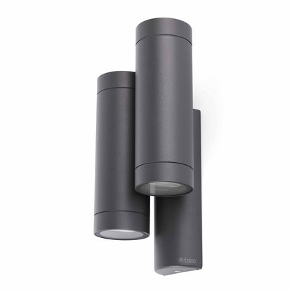 STEPS 4L Dark grey wall lamp double
