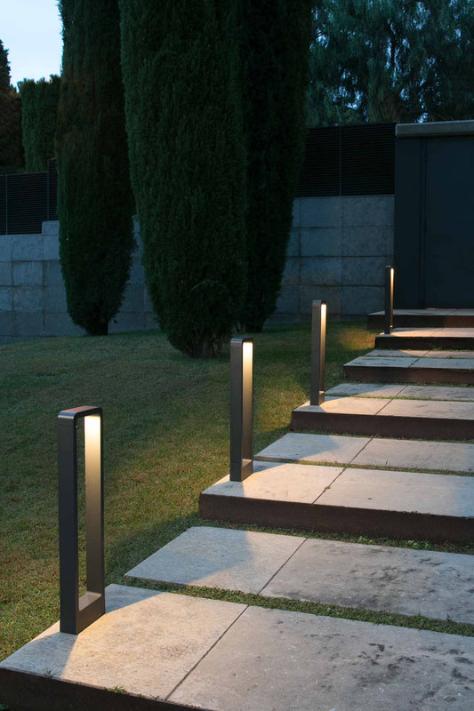 Bollard light DAS DARK GRAY COB LED 8W 3000K H65 BEACON