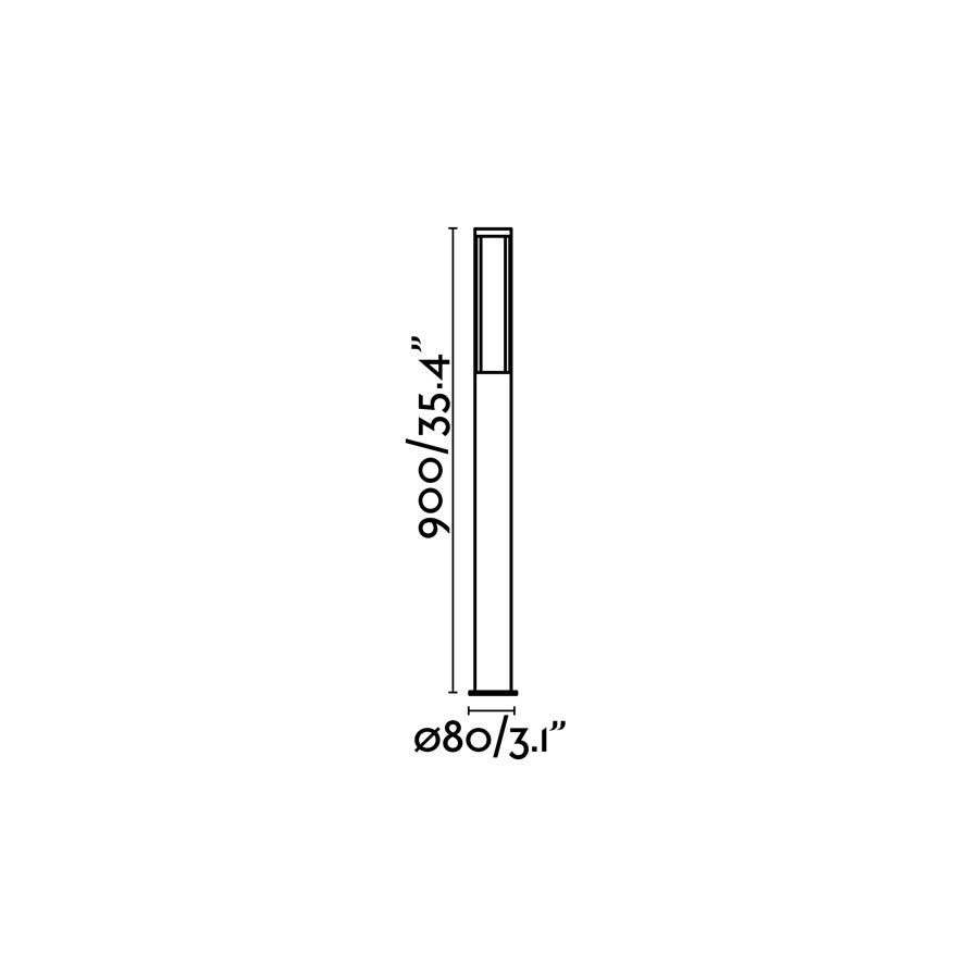 LOGAR 900 Dark grey beacon lamp