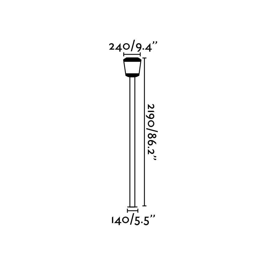 PLAZA Pole lamp