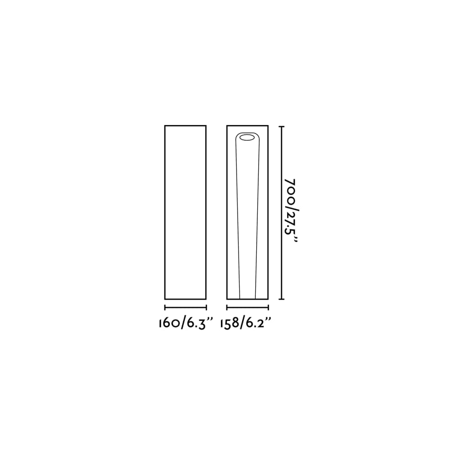 GROT 700 Grey beacon lamp 2700K