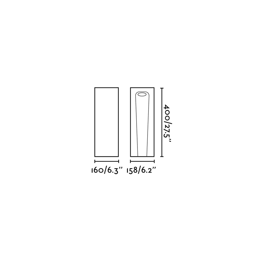 GROT 400 Grey beacon lamp 3000K