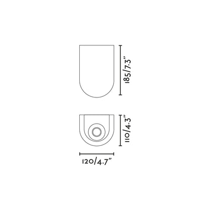 IGLU grey bollard