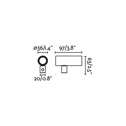CLAP Brown projector 6W 3000K 15°