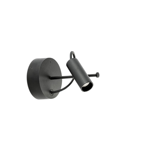 CLAP Black wall lamp/ceiling 6W 3000K 38º