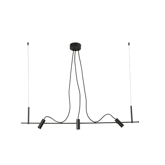 CLAP Black linear Pendant 3x6W 3000K 38º