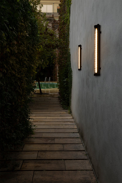 SCUBA LOUVER 600 Black wall lamp 20W