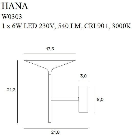 Maxlight W0303 Hana