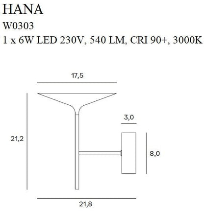 Maxlight W0303 Hana