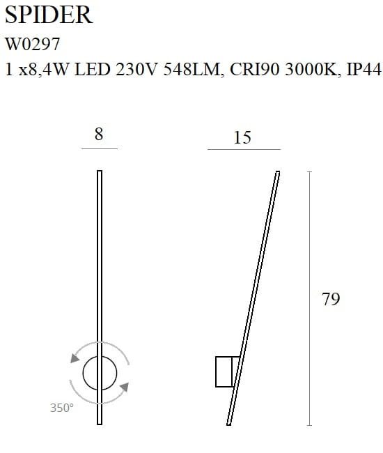 Maxlight W0297 Spider