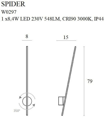 Maxlight W0297 Spider