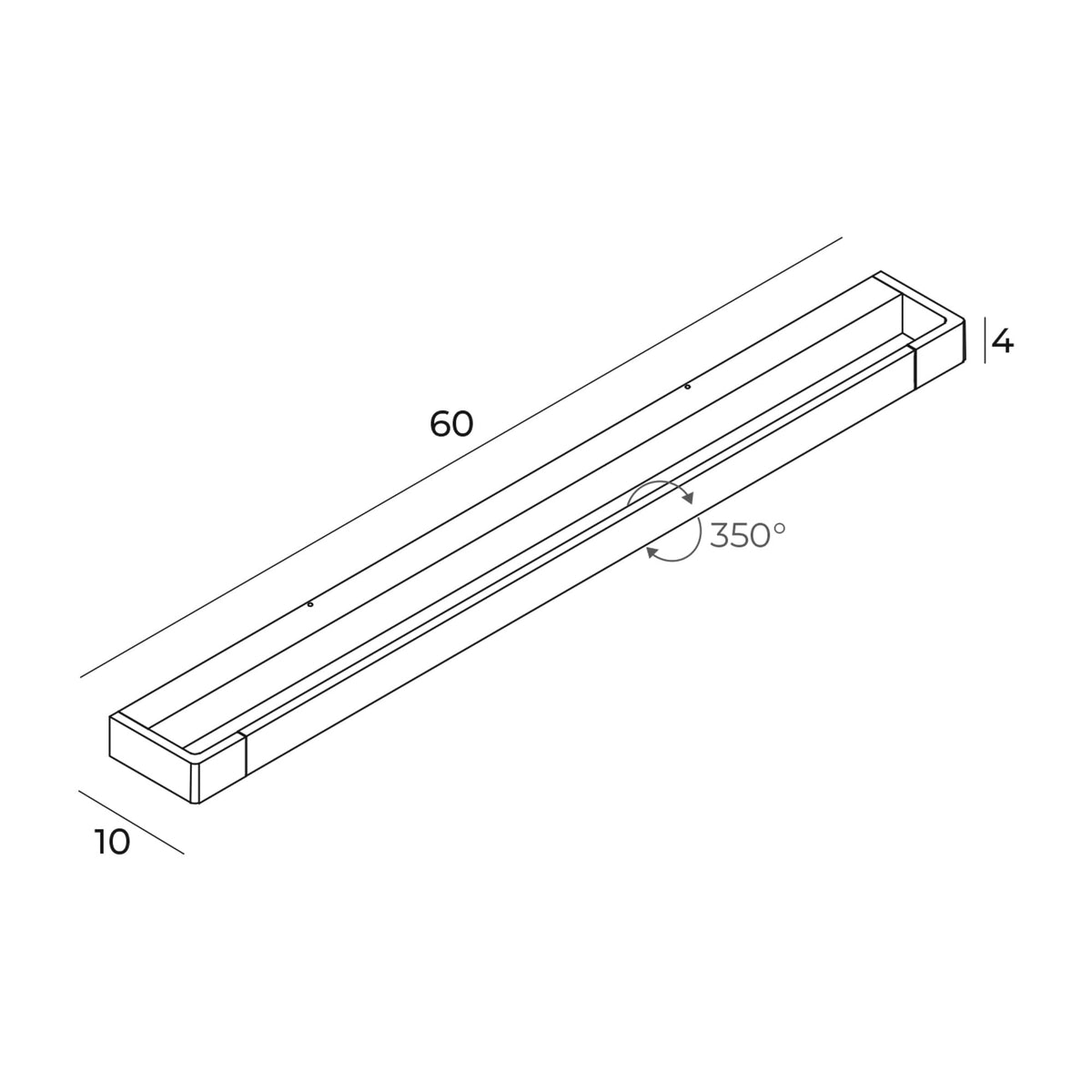 Maxlight W0308 Flink 60cm