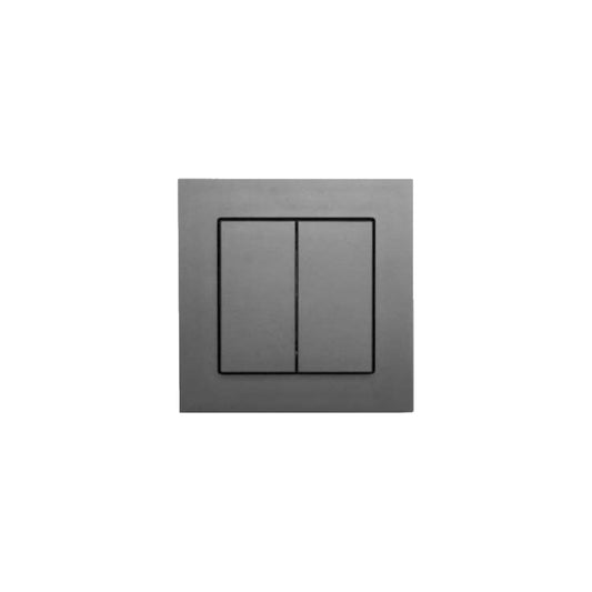 Accessory and component SWITCH 55 ANTHRACITE MATTE 2 KEYS (4 CHANNELS)