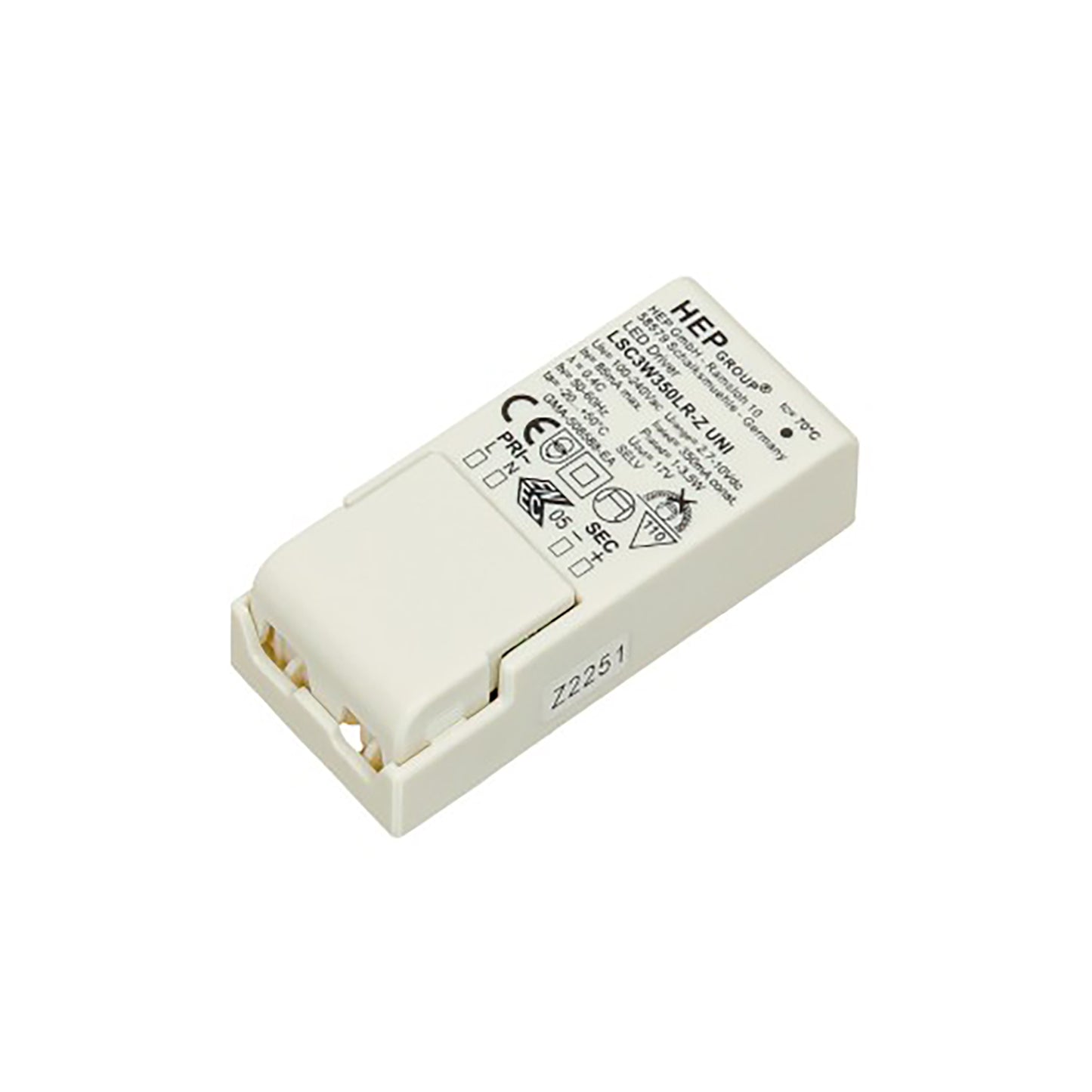 DRIVER 1 - 3W 350mA 2,7-10VDC