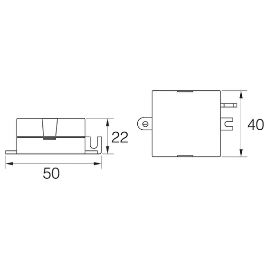 Controlador y transformador DRIVER 2-6W 700mA AC100-240V 2-8.5V