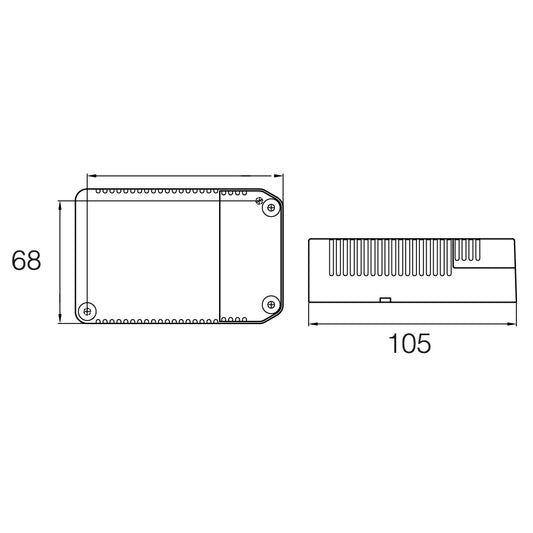 Driver and transformer DRIVER 15-30W 700mA DC 21-43V UNI