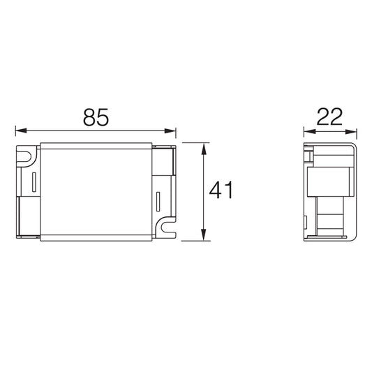 Driver y transformador DRIVER 1-20W 150-500mA DC 5-40V UNI