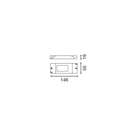 Controlador y transformador FUENTE DE ALIMENTACIÓN UNIVERSAL 24Vcc 1-20 (10) W