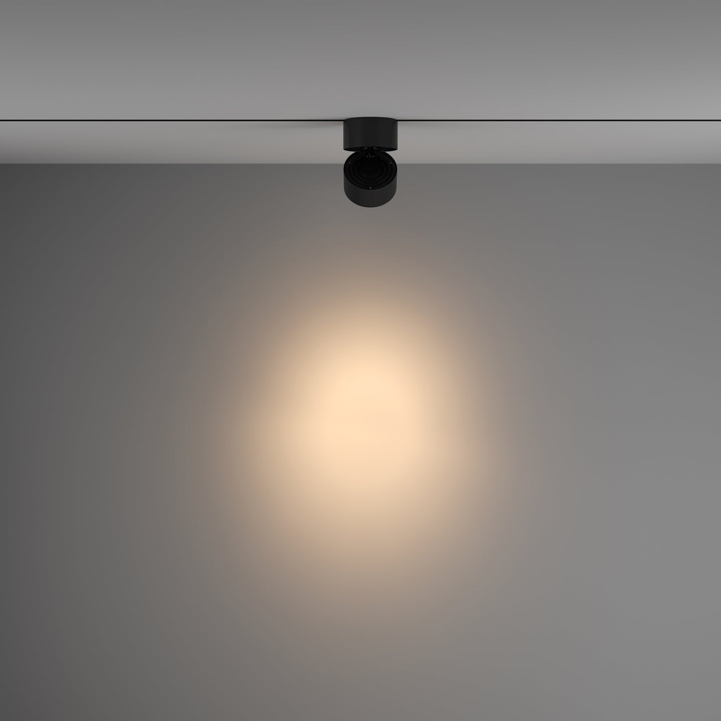 Track luminaire TR084-1-15W3K-B