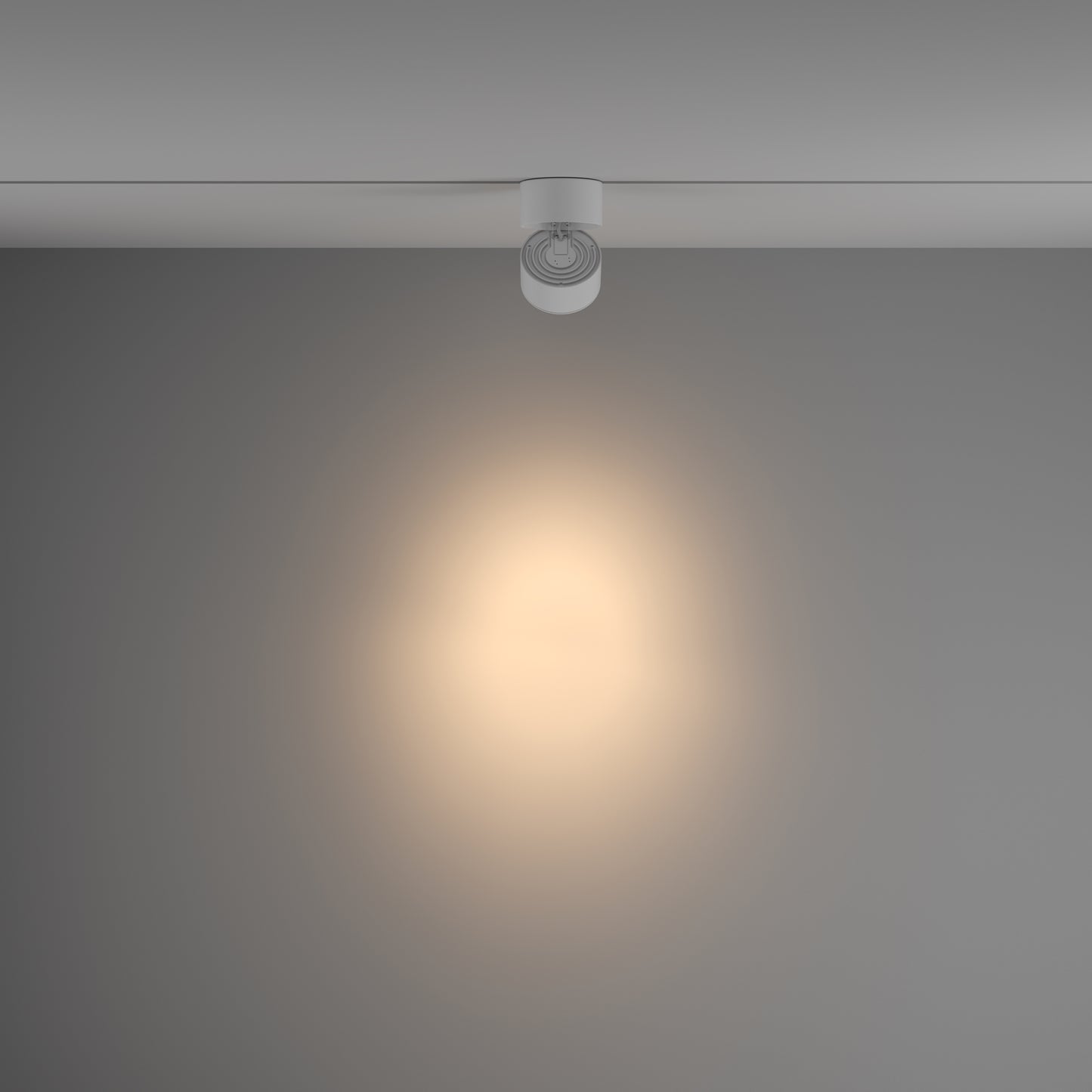 Track luminaire TR084-1-15W3K-W