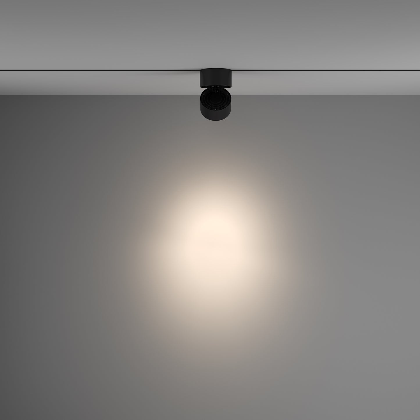 Track luminaire TR084-1-15W4K-B