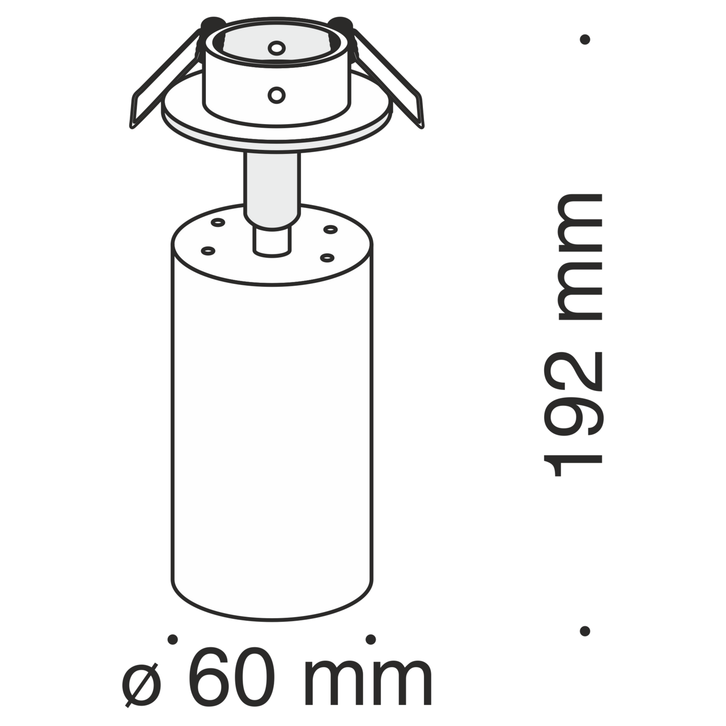 Ceiling luminaire C018CL-01W