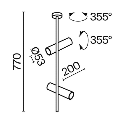 Laevalgusti C021CL-02W