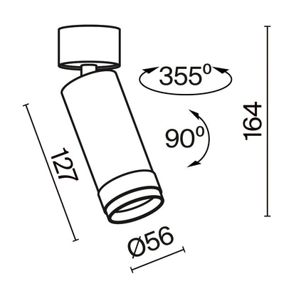 Laevalgusti C055CL-L12W3K-Z-B