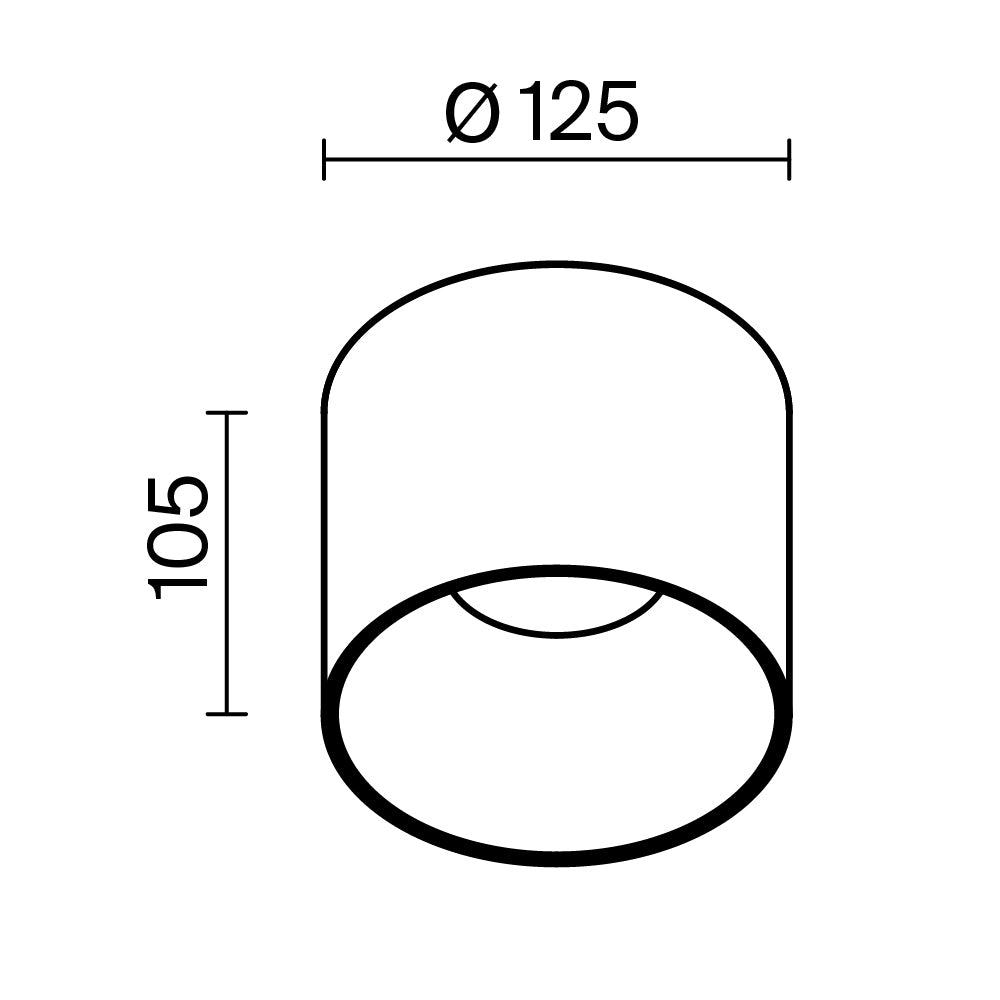Laevalgusti C064CL-01-25W4K-RD-WB