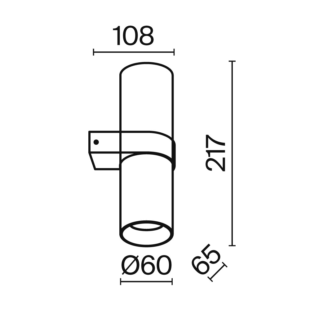 Wall luminaire C069WL-02MG