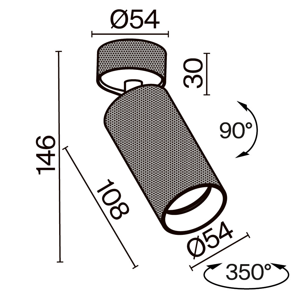 Laevalgusti C082CL-01-GU10-MG