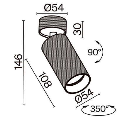 Laevalgusti C082CL-01-GU10-W
