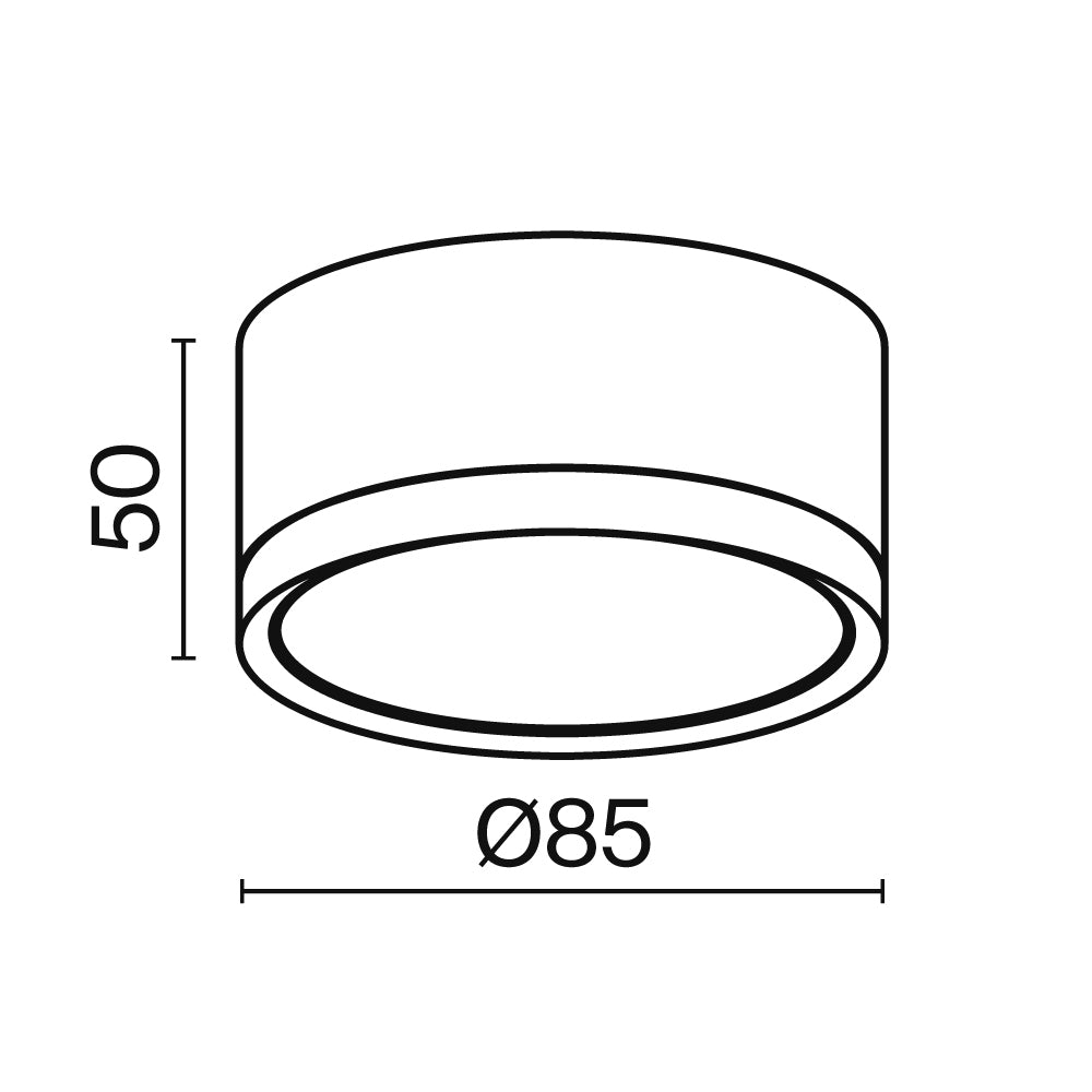 Ceiling luminaire C086CL-GX53-SRD-B