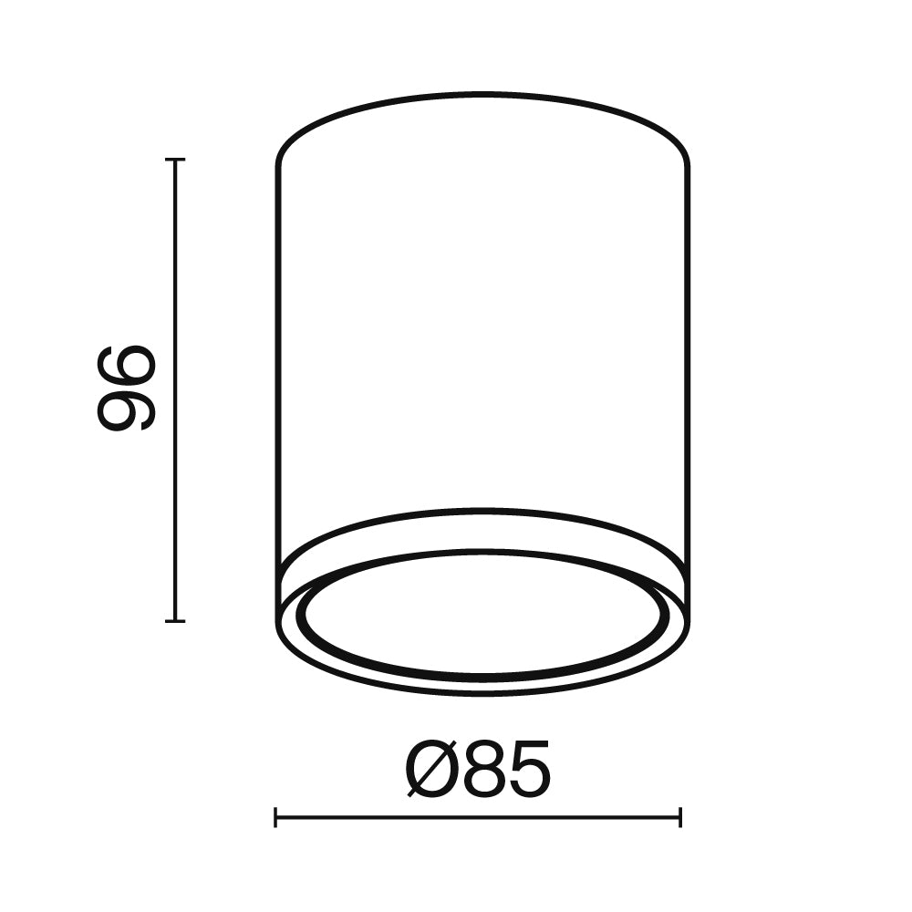 Ceiling luminaire C086CM-GX53-MRD-BG