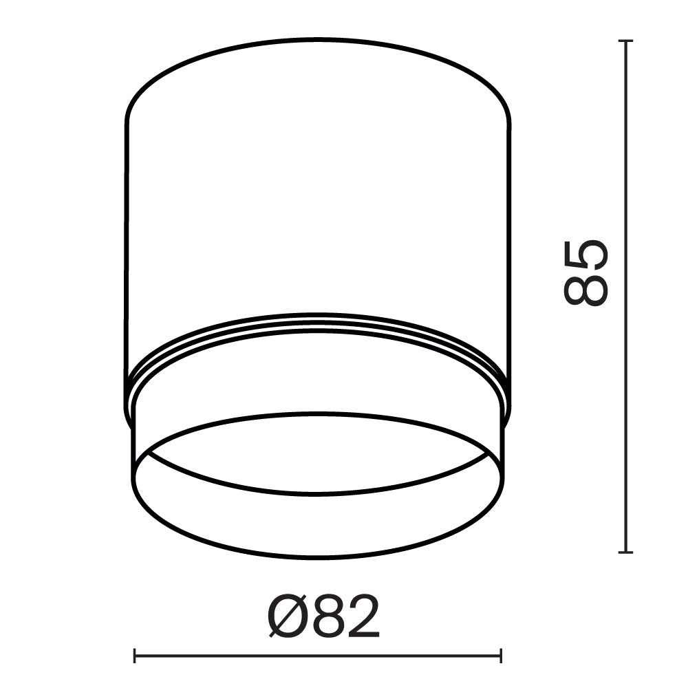Ceiling luminaire C088CL-GX53-MG