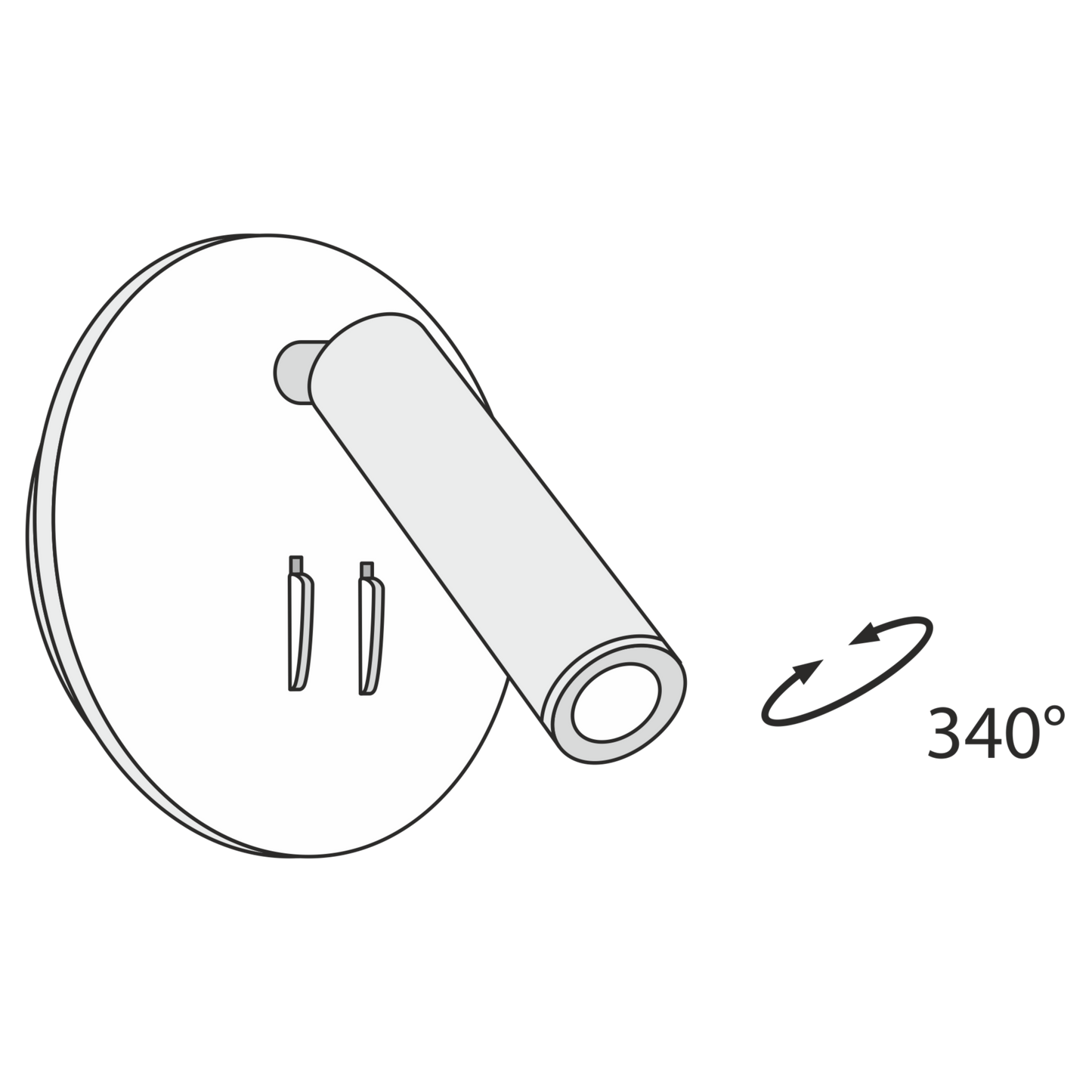 Seinavalgusti C176-WL-01-6W-W