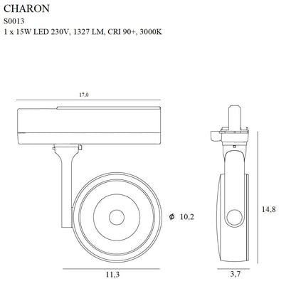 Maxlight S0007 Linear - Lamp for 3F track