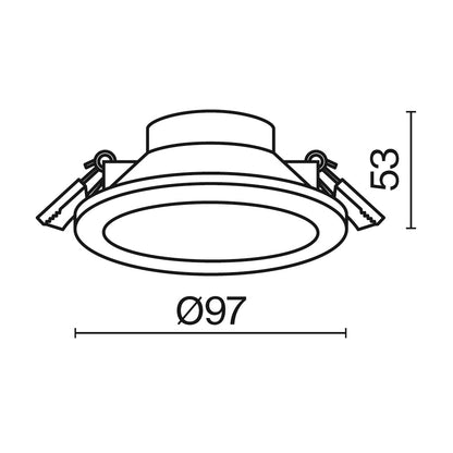 Downlight DL015-6-L7W