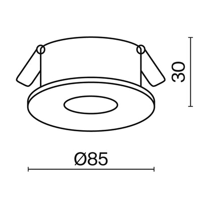 Süvisvalgusti DL027-2-01B