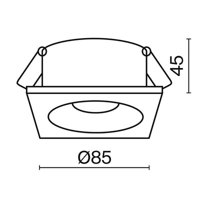 Downlight DL033-2-01B