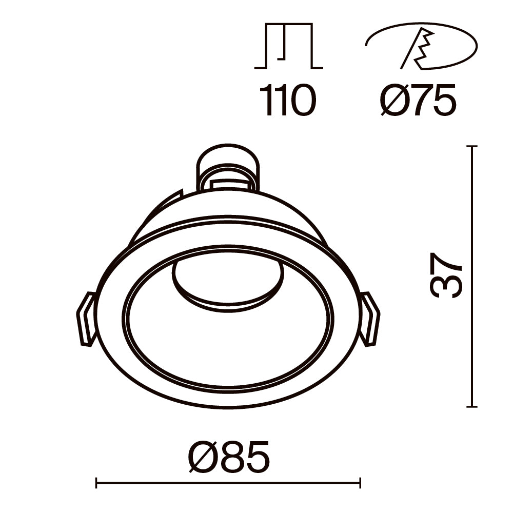 Downlight DL053-01WMG