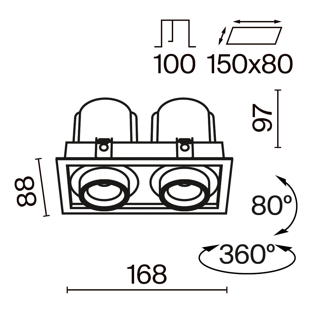Allvalgusti DL095-02-10W3K-W