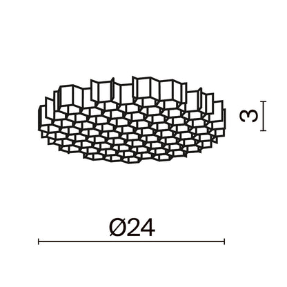 HoneyComb-D24 valgusfilter