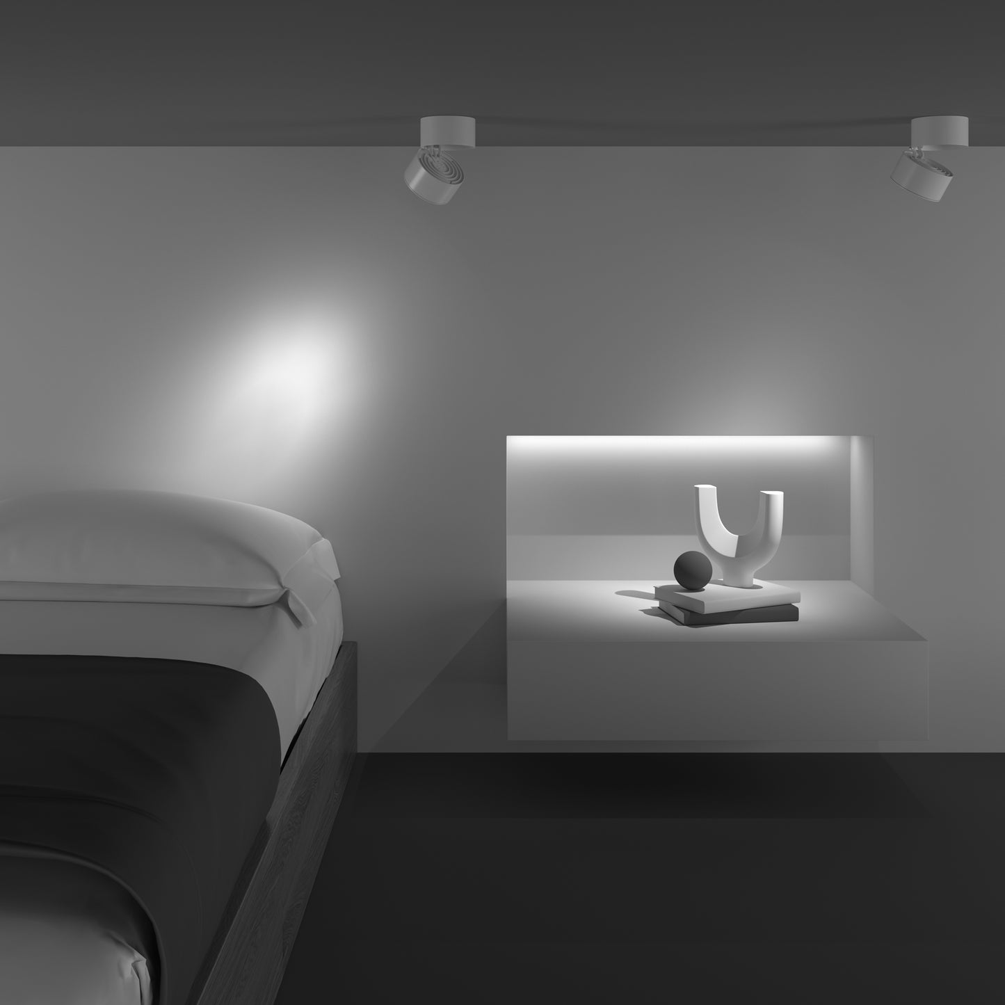 Ceiling luminaire C084CL-15W3K-D-W-DE